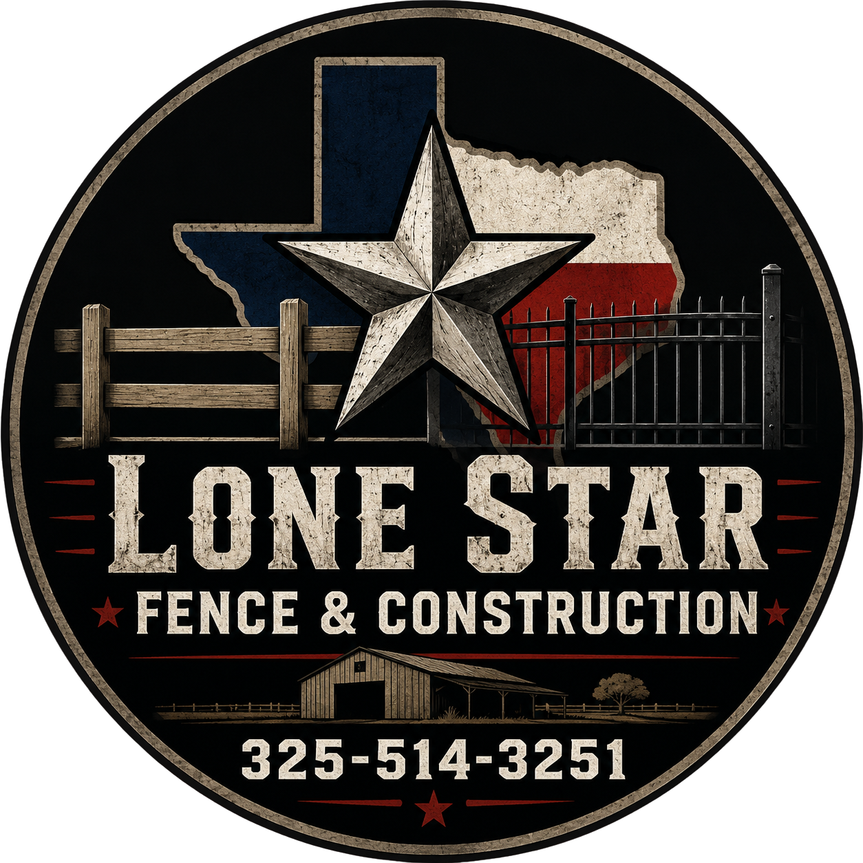 Lone Star Fence & Construction logo